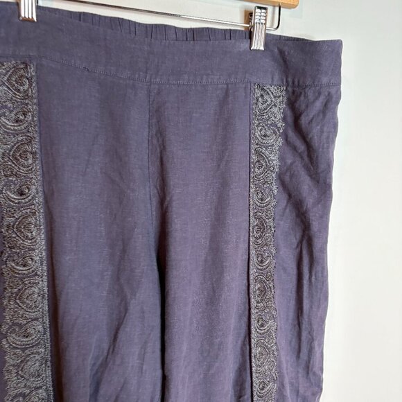 Soft Surroundings Onna Linen Blend Pants - Picture 4 of 7